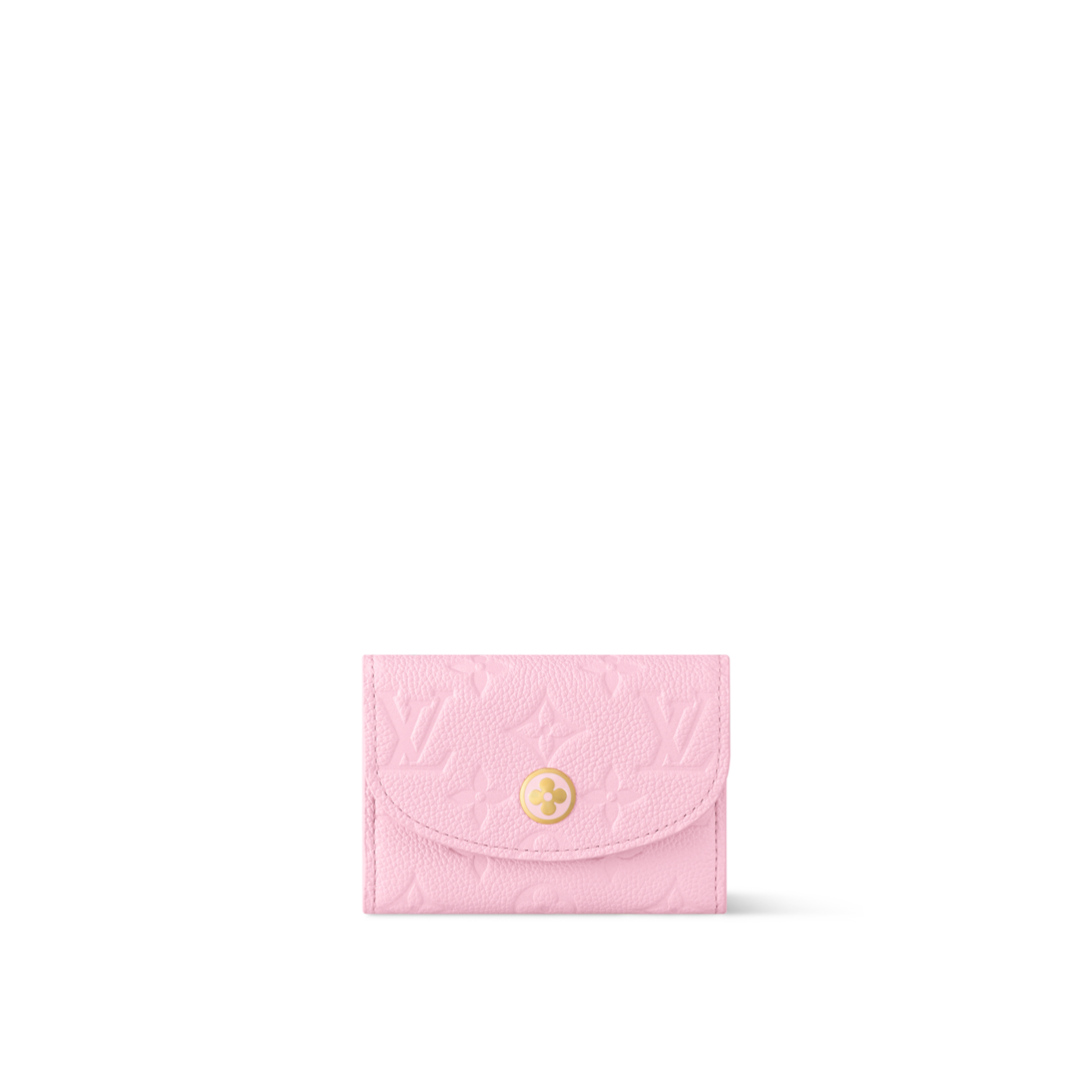 送料込◆希少品【LOUIS VUITTON】Rosalie Coin Purse Candy Pink Rosalie Coin Purse Monogram Empreinte Leather - Women